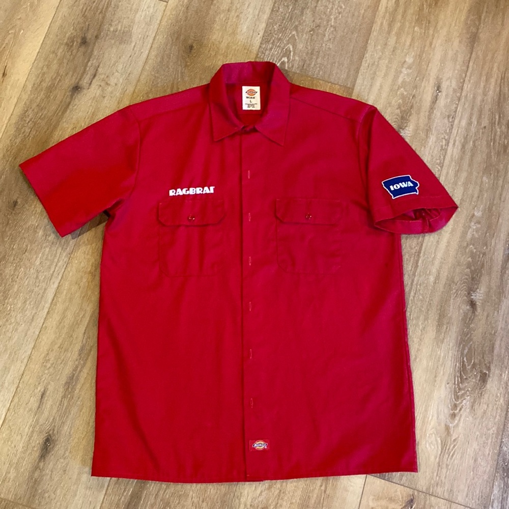 Mens Dickies RAGBRAI work shirt size L